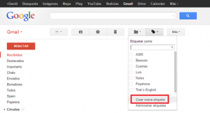 Crear Etiquetas Gmail