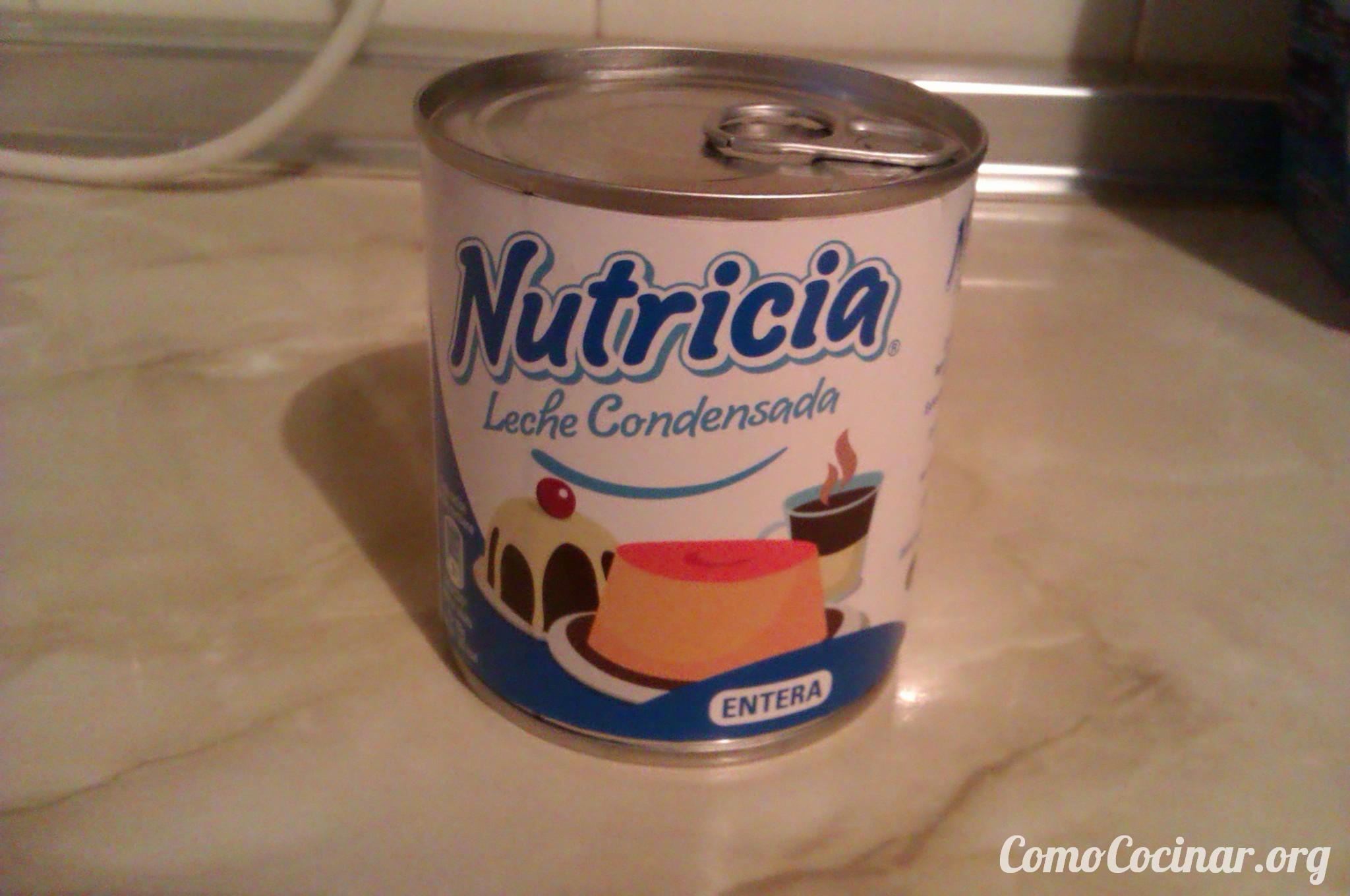 Ingredientes dulce de leche