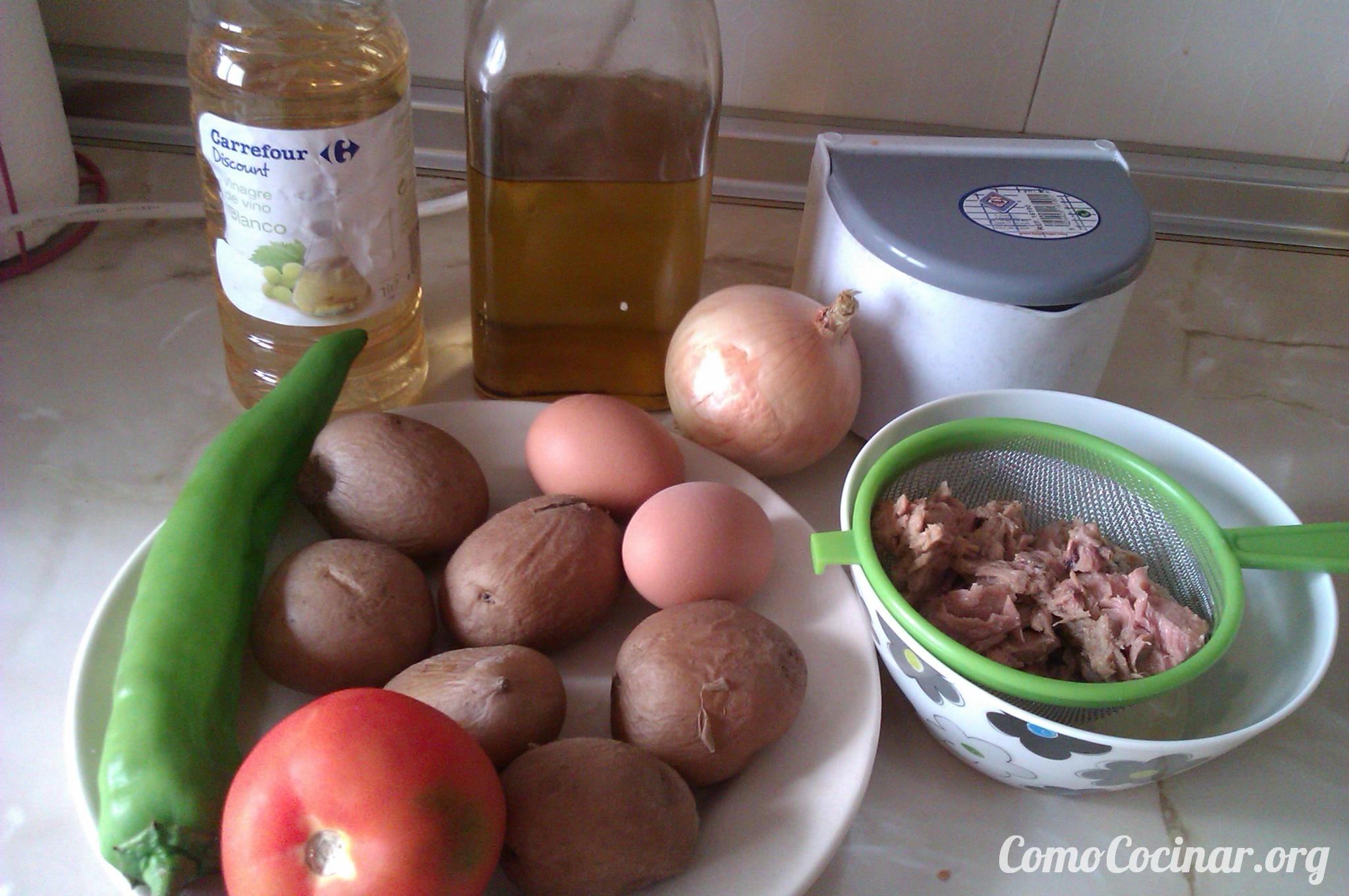 Ingredientes ensalada campera