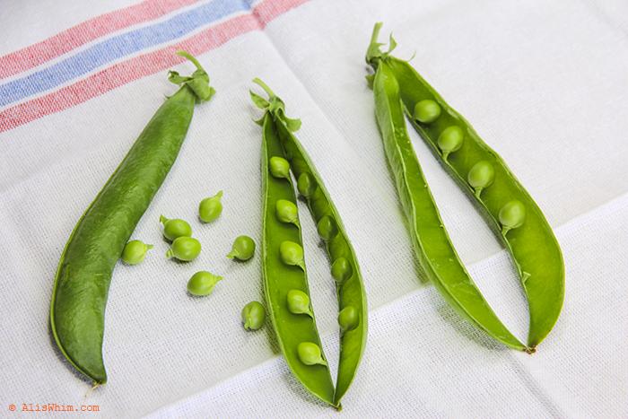 El guisante crudo: un lujo de legumbre raw peas
