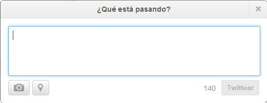 Escribe tu tweet en Twitter.