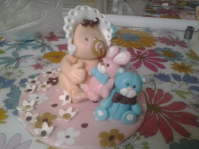 MI BEBÉ AMOROSO DE FONDANT..... MI BEBÉ AMOROSO DE FONDANT.....