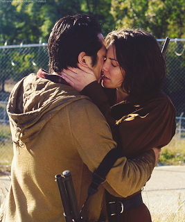 Glenn y Maggie The Walking Dead