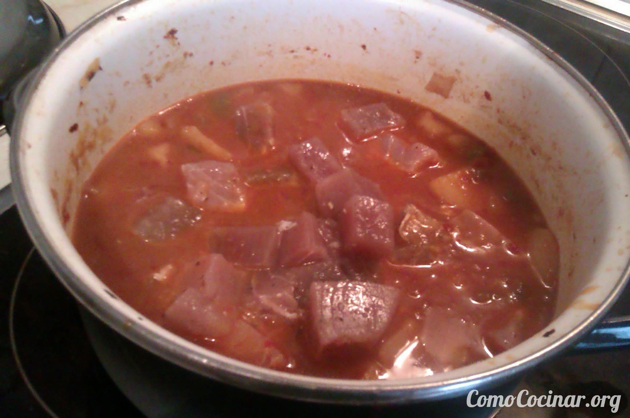 ¿Cómo cocinar marmitako de atún? Paso a paso marmitako de atún