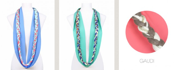 Saako: accesorios de diseño Made in Barcelona hechos a mano con tela reutilizadas Collar saako s/s 2013