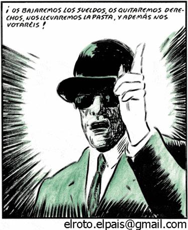 El Roto, crisis Nos votaréis El Roto, crisis Nos votaréis