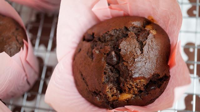 Muffins de Chocolate y Caramelo Muffins de Chocolate y Caramelo