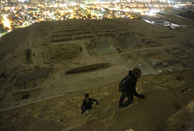 Fotografias desde la cima de la pirámide