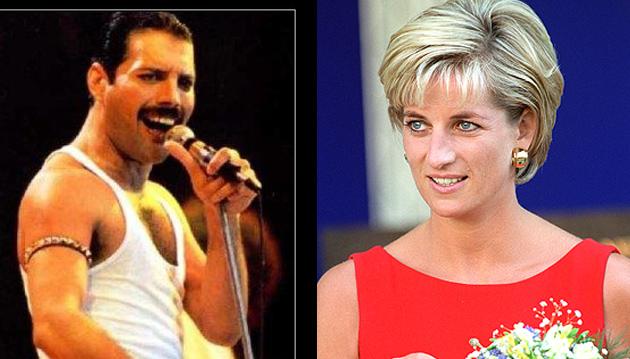 Freddie Mercury disfrazó de hombre a Lady Di para entrar a un bar gay en Londres