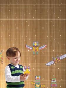 papel pintado magnetico niños 2 Papel pintado magnético interactivo