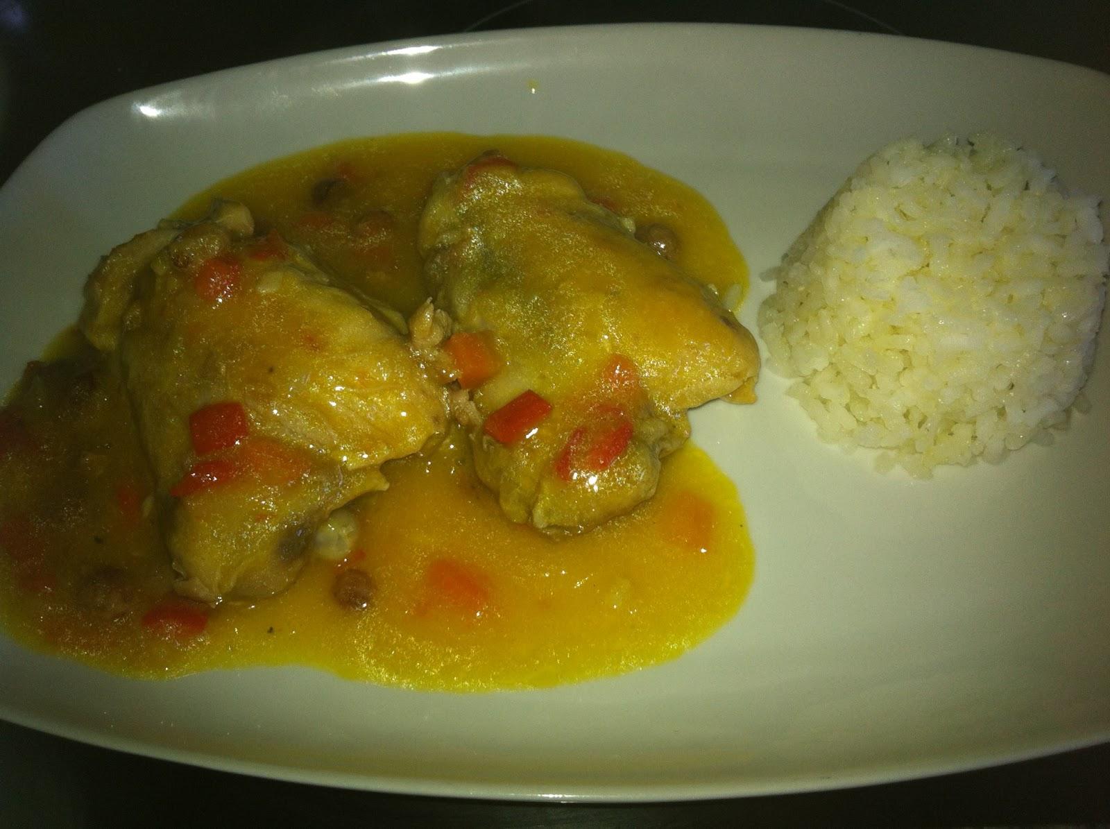 Pollo a la naranja