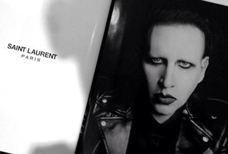 Marilyn Manson, el nuevo (e inesperado) rostro de Saint Laurent