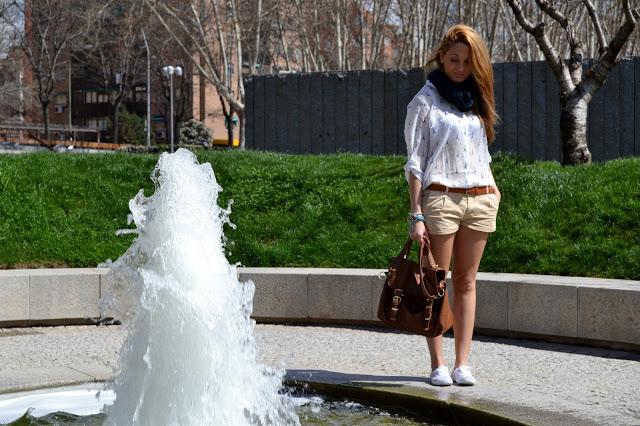stylearua,shirt,print,eiffel tower,shorts, EIFFEL TOWERBuenos días!!! Hoy os enseño un look súper có...