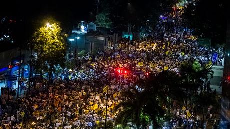 Una multitud caminó con Capriles contra la inseguridad/EFE