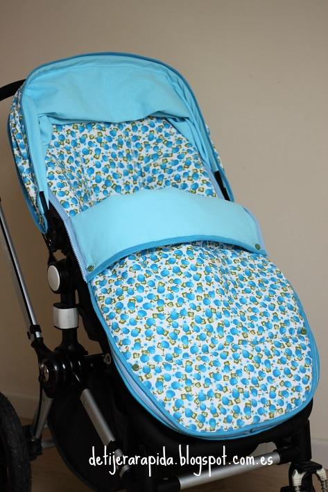 Bugaboo Camaleon: Conjunto capota y saco en azul Bugaboo Camaleon: Conjunto capota y saco en azul