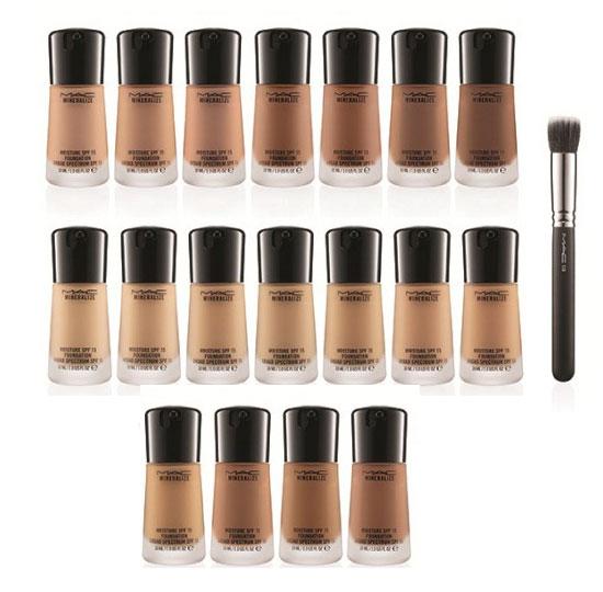 Mineralize Moisture SPF 15 Foundation de M•A•C 18 tonos