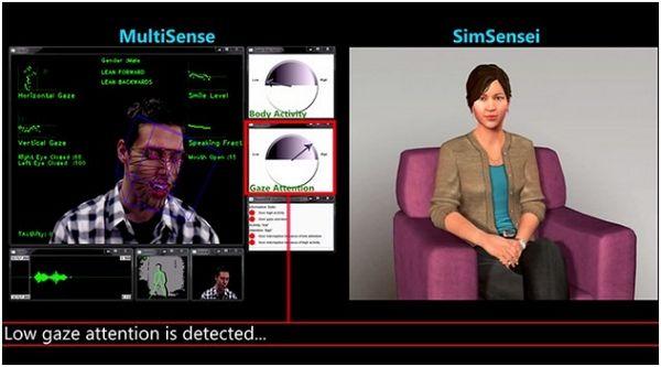 Kinect ayuda a detectar depresión con un 90 % de certeza multisense-simsensei