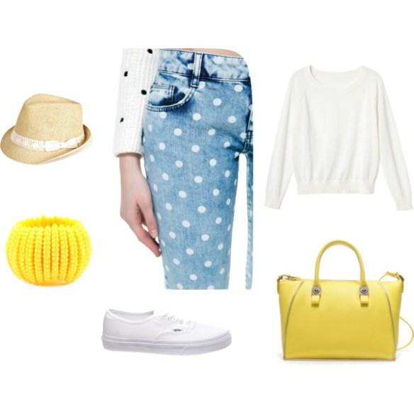 Looks Pantalón de topos de Zara 111