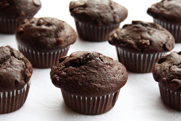 muffins de chocolate tipo Starbucks