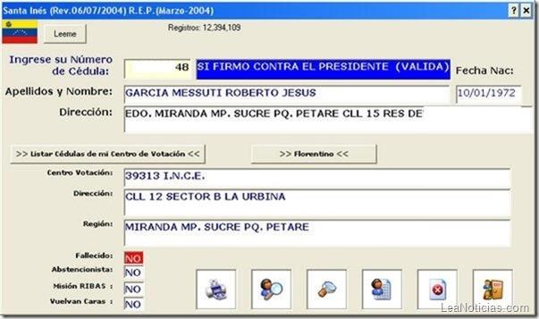ELECCIONES VENEZUELA 2013, EL FRAUDE http://www.leanoticias.com/wp-content/uploads/2013/03/lista-de-tascn-roberto-messuti.jpg