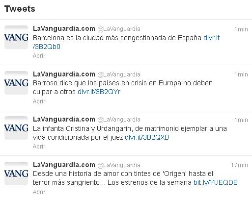 La vanguardia twitter