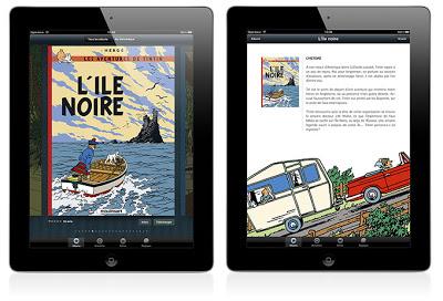 Las aventuras de Tintín en iPad Las aventuras de Tintín en iPad