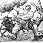 El dibujante Benton Jew muestra su trabajo para tres películas de Hulk Boceto película cancelada de Hulk en 1997