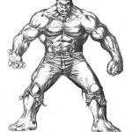 El dibujante Benton Jew muestra su trabajo para tres películas de Hulk Boceto película cancelada de Hulk en 1997