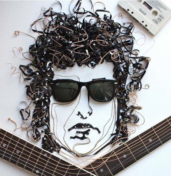 Recicla cassettes y crea arte Recicla cassettes y crea arte
