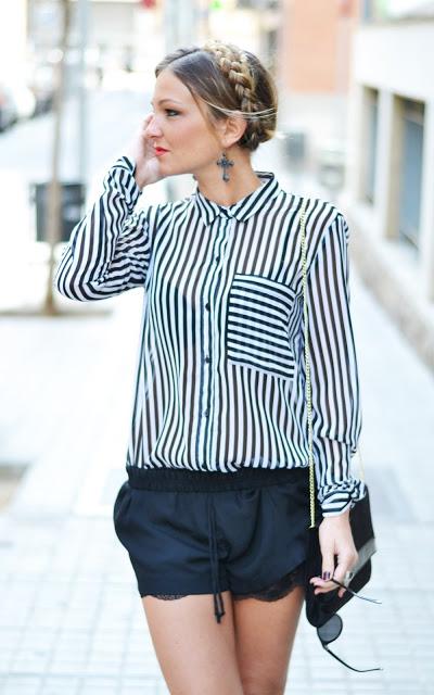 Striped in Black