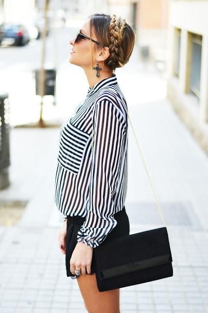 Striped in Black