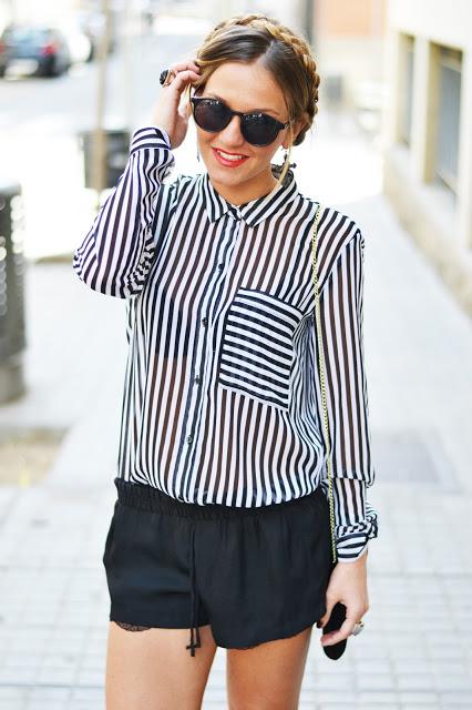 Striped in Black