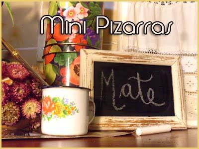 Reciclado: Mini pizarras