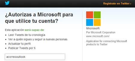 Como usar Twitter en Outlook correo Como usar Twitter en Outlook correo