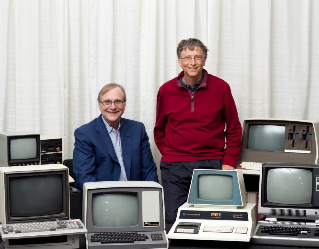 Paul Allen y Bill Gates: 32 años de diferencia en una foto Paul Allen Bill Gates 2013