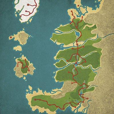City Prints, mapas reales de ciudades ficticias albion