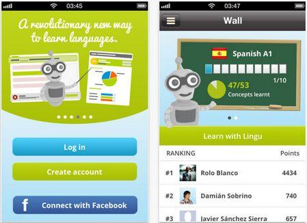 Lingualia, una red social para aprender inglés lingualia-ios