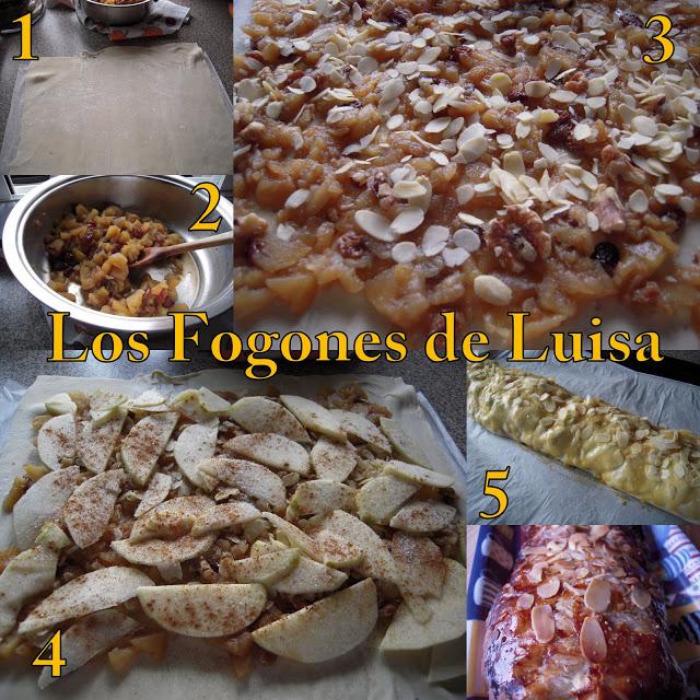 STRUDEL DE MANZANA EN DOS VERSIONES STRUDEL DE MANZANA EN DOS VERSIONES