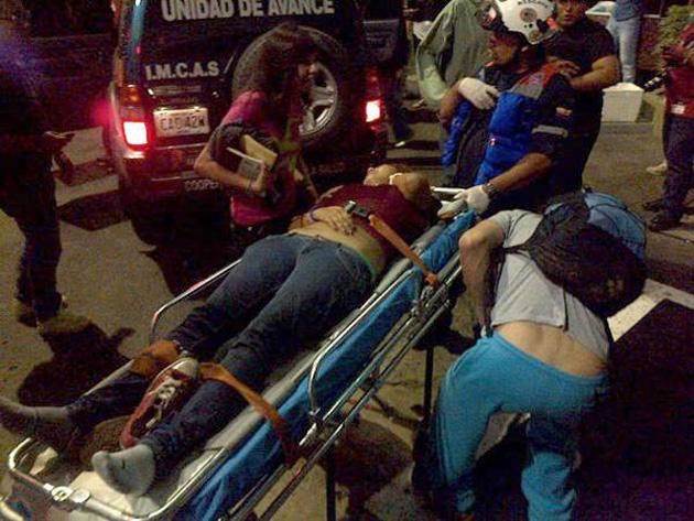 CHAVISTAS ATACAN A ESTUDIANTES EN VENEZUELA