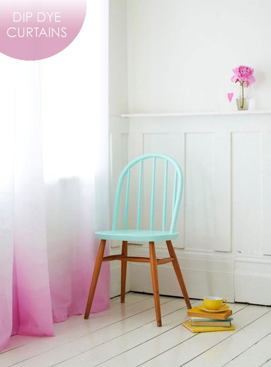 Deco Trends: Dip Dye Curtains Deco Trends: Dip Dye Curtains