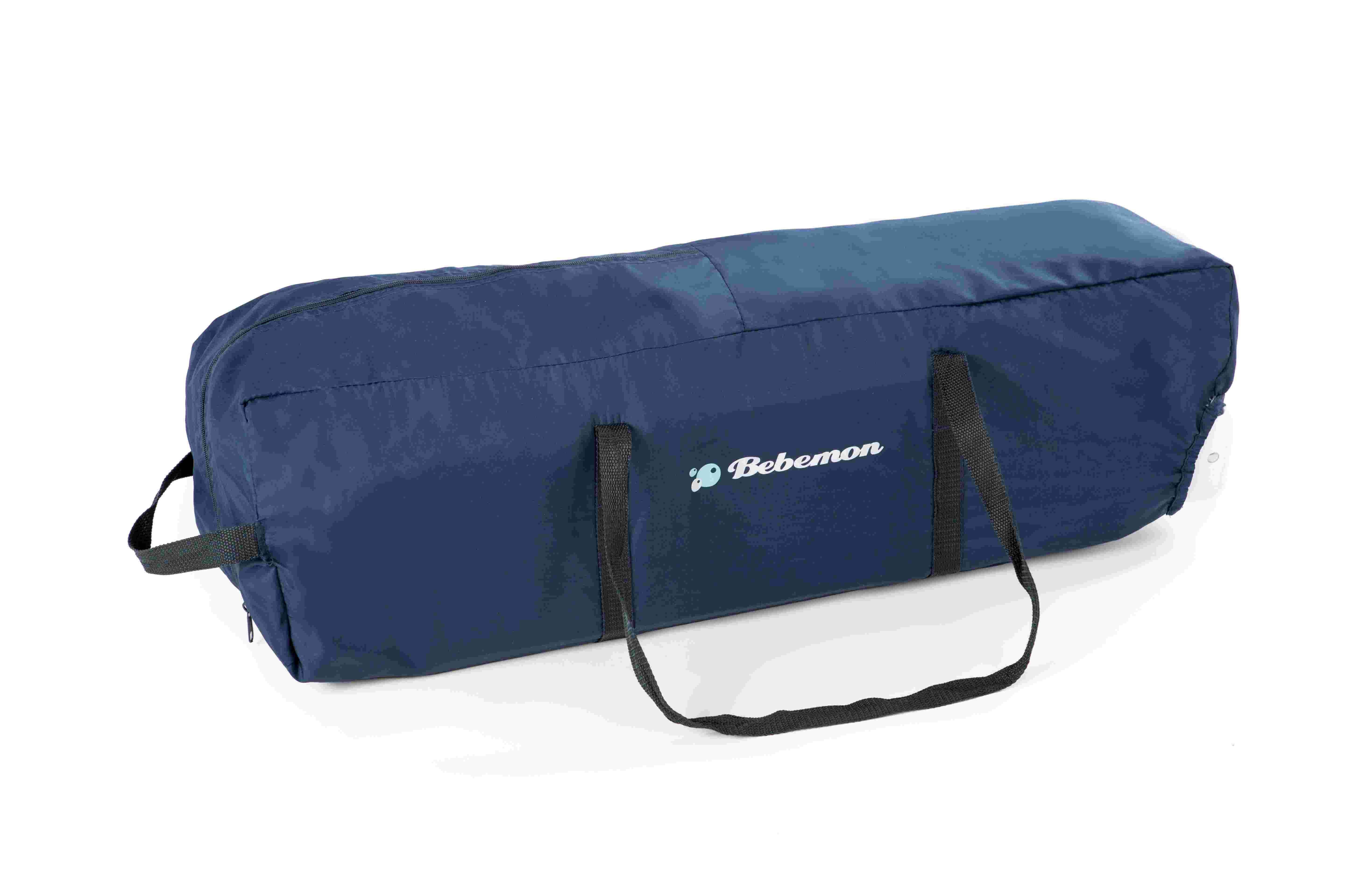 Cuna de viaje dobla altura Tobogán, de Bebemon, en bolsa de transporte Cuna de viaje de 2 alturas Tobogán, de Bebemon