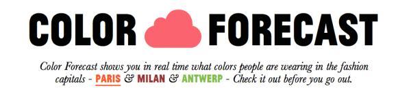 Color Forecast: Colores de moda colorforecas
