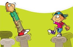 La estatua viviente La estatua viviente