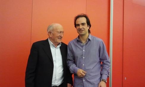 Una noche con los vinos de Alejandro Fernández 1/04/2013 Aquí con Alejandro Fernandez, recordando mi primera vista a sus bodegas