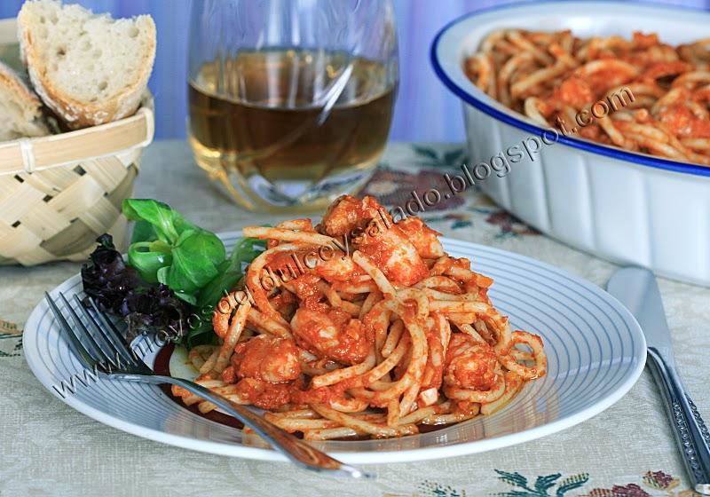 ESPAGUETTIS CON LANGOSTINOS ESPAGUETTIS CON LANGOSTINOS