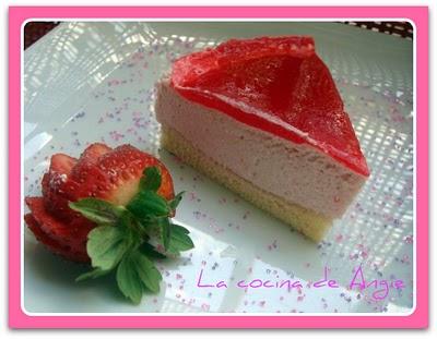 TARTA MOUSSE DE FRESAS TARTA MOUSSE DE FRESAS