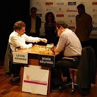 Boris Gelfand contra Levon Aronian en el XXIII Torneo Magistral de Ajedrez Ciudad de León