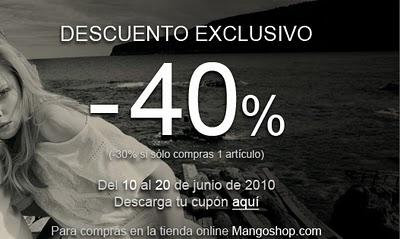 MNG: descuento muy atractivo y gancho para nuevas propuestas MNG: descuento muy atractivo y gancho para nuevas propuestas