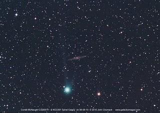 McNaught y NGC 891 McNaught y NGC 891