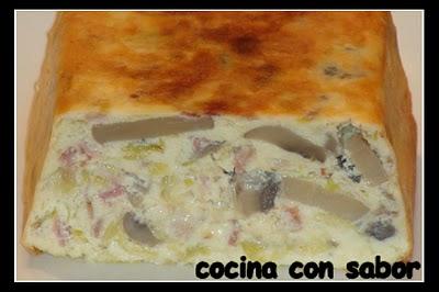 Pastel de puerros mix Pastel de puerros mix